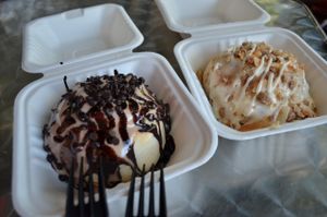 Triple Chocolate and Coconut Pie at Cinnaholic in Berkeley