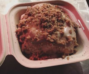 Get the cream cheese frosting and pie pieces!!  at Cinnaholic in Berkeley