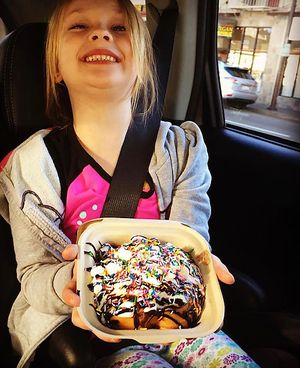 Ahhhhhhhh-mazing! Our family's FAVORITE sweet destination at Cinnaholic in Berkeley