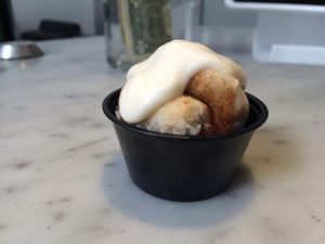 mini original roll  at Cinnaholic in Berkeley