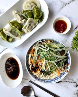 jajangmyeon and dumplings at Bao Su Zhai 寶素齋  in Northeast Singapore