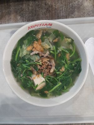 Vegetable soup. at Bao Su Zhai 寶素齋  in Northeast Singapore