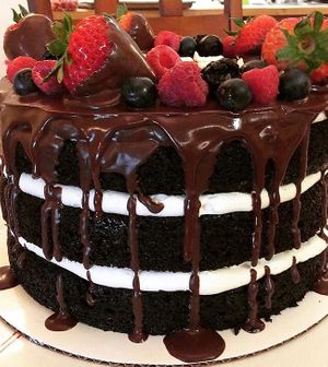 Chocolate Heavenly Cake at Lucky Lemon Bakery in Kokomo