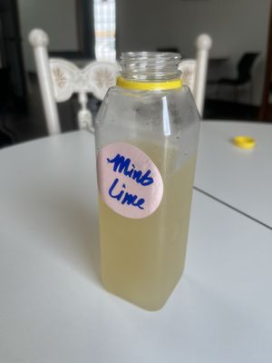 Mint lemonade   at Lucky Lemon Bakery in Kokomo