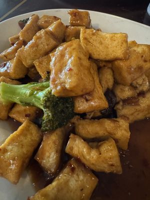 General Taos tofu   at Lucky Dragon in Minneapolis