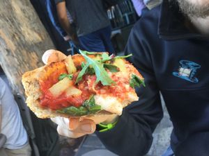 Vegan pizza  at Patxi's Pizza - Hayes Valley in San Francisco