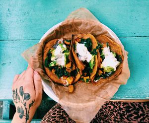 Support group at TacoBilly in Asheville