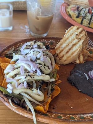 Vegan omelette! at Yum Yum San Pancho in San Francisco