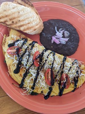 Vegan omelette 🤤 at Yum Yum San Pancho in San Francisco