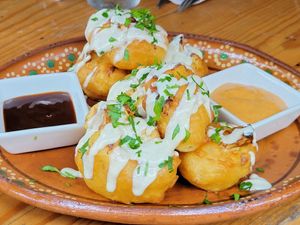 Cauliflower wings at Yum Yum San Pancho in San Francisco