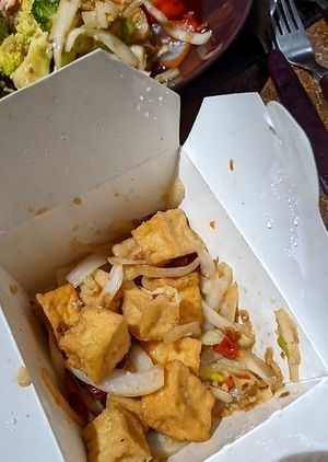 Salt & pepper tofu at Hong Kong Vegan in Wakefield
