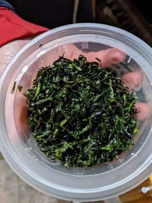 Crispy seaweed at Hong Kong Vegan in Wakefield