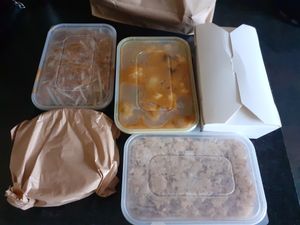 All nicely wrapped up  at Hong Kong Vegan in Wakefield