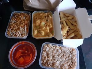 Generous portions   at Hong Kong Vegan in Wakefield