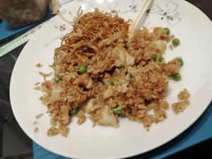 Vegan chicken rice at Hong Kong Vegan in Wakefield