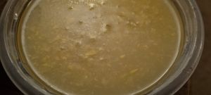 Soup Chicken and sweetcorn at Hong Kong Vegan in Wakefield