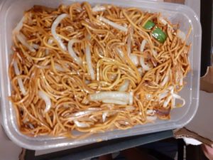 Noodles at Hong Kong Vegan in Wakefield