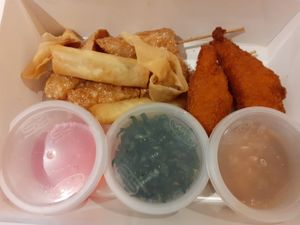 Vegan combo at Hong Kong Vegan in Wakefield