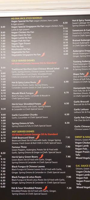  at Hong Kong Vegan in Wakefield