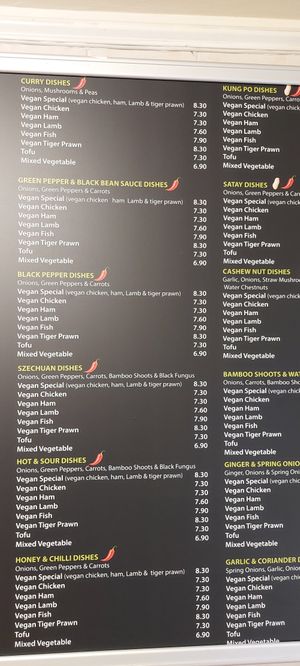  at Hong Kong Vegan in Wakefield