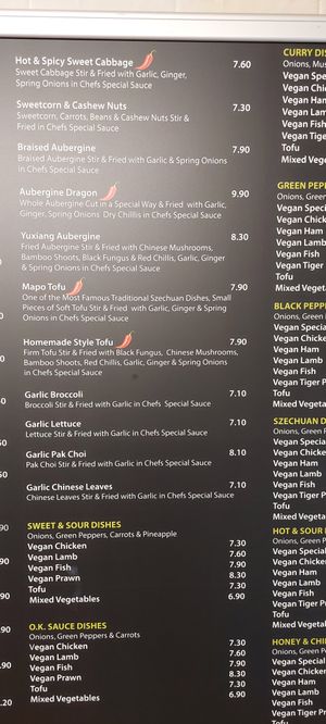  at Hong Kong Vegan in Wakefield