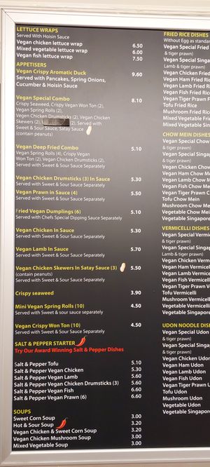  at Hong Kong Vegan in Wakefield