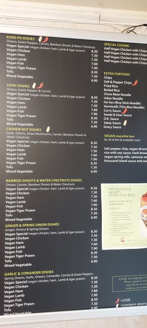  at Hong Kong Vegan in Wakefield