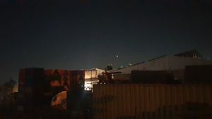 Gorgeous countryside night air at Pelter Winery in Ein Zivan