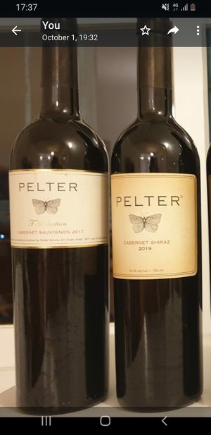 Some of the best wines! at Pelter Winery in Ein Zivan