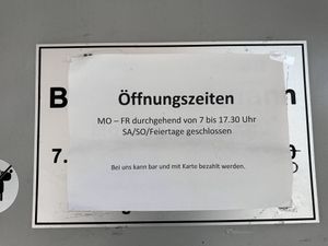 New opening hours   at Bäckerei Amann in Vaduz