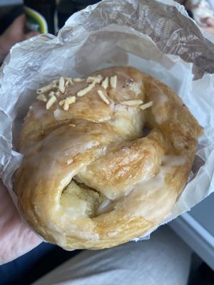Almond croissant   at Bäckerei Amann in Vaduz