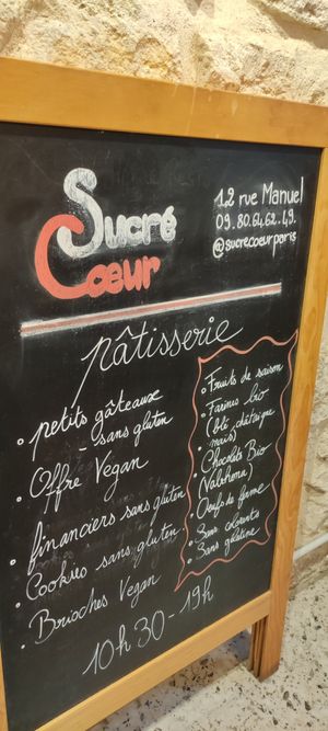 Pancarte at Sucré Coeur in Paris