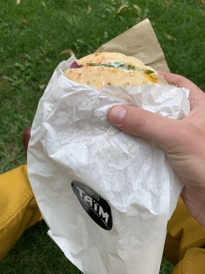 Sabich vegan  at Taïm Streetfood in Vienna