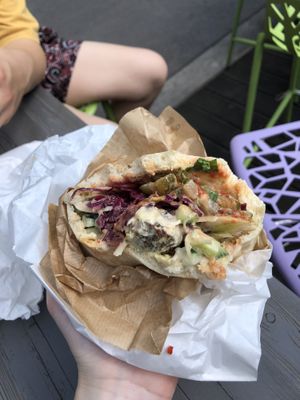 The falafel pita  at Taïm Streetfood in Vienna