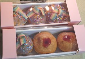 Beautifully packaged at Happy Almonds in Kiryat Tivon