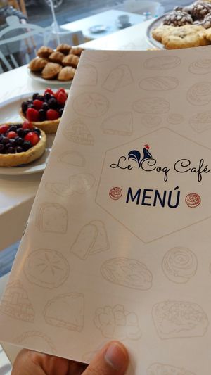 Menú Le Coq at Le Coq Café in Buenos Aires