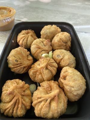 Vegan fried dumplings  at MOMO Kitchen in Chesapeake