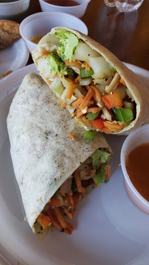 Ask to make vegan. Veggie wrap. at MOMO Kitchen in Chesapeake