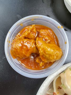 BBQ chick’n at Earth To Us in Raleigh