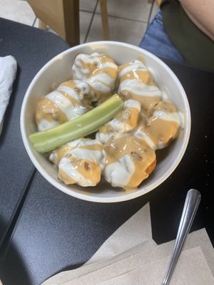 Cauliflower wings  at Earth To Us in Raleigh