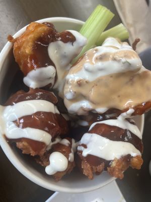 cauliflower wings 10/10  at Earth To Us in Raleigh