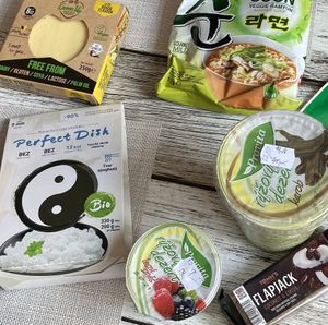 Vegan cheese, yogurts, noodles.. at HerBio in Plzen