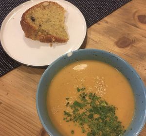 Soup and snack at SupaSupa in Plzen