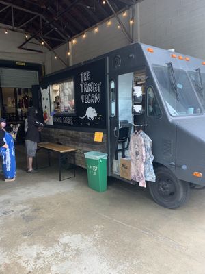 Food truck at The Trashy Vegan in Asheville