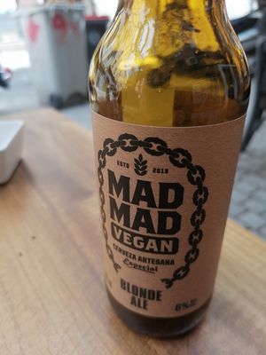 Cerveza artesana at Mad Mad Vegan - Lavapiés in Madrid