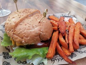 hamburguesa at Mad Mad Vegan - Lavapiés in Madrid