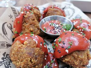 Albóndigas at Mad Mad Vegan - Lavapiés in Madrid