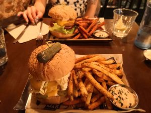 Vegane Burger at Mad Mad Vegan - Lavapiés in Madrid