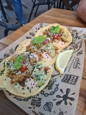 Tacos at Mad Mad Vegan - Lavapiés in Madrid