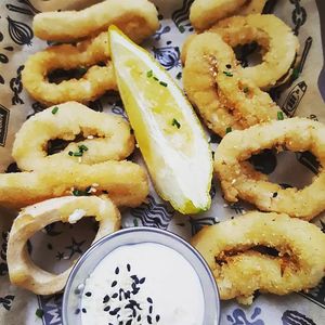 Calamares a la romana at Mad Mad Vegan - Lavapiés in Madrid